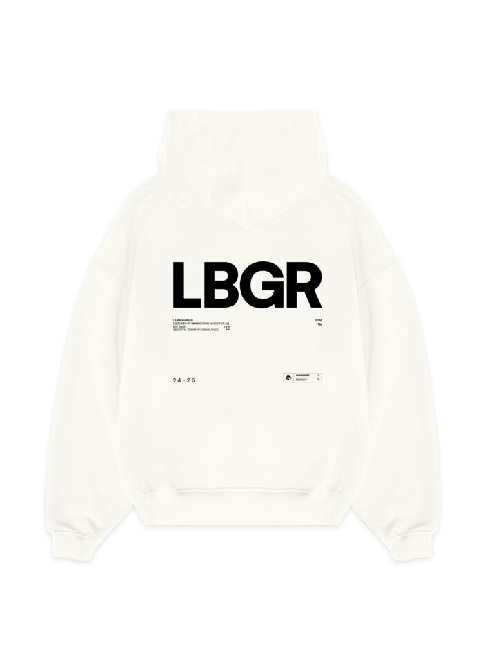 LBGR Hoodie BLANC IMPACT